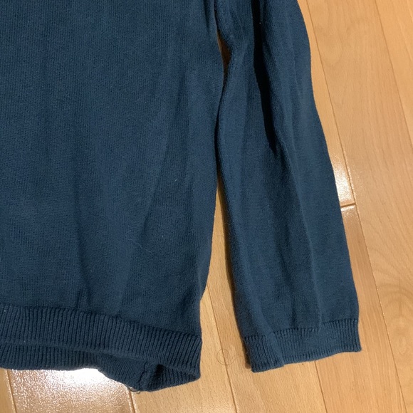 ✏️MAKE AN OFFER Thyme Maternity Women’s Teal Turtleneck - size L - Picture 4 of 15